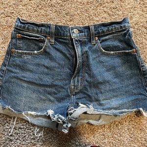 High rise mom shorts